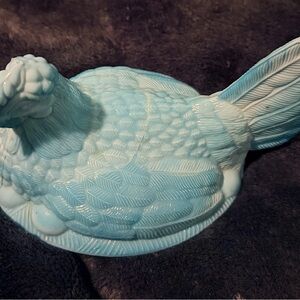 Blue slag hen top only  split tail